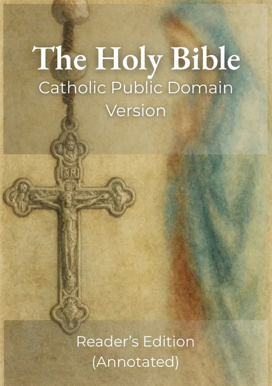 Holy Bible Catholic Public Domain Version Reader's Edition cover